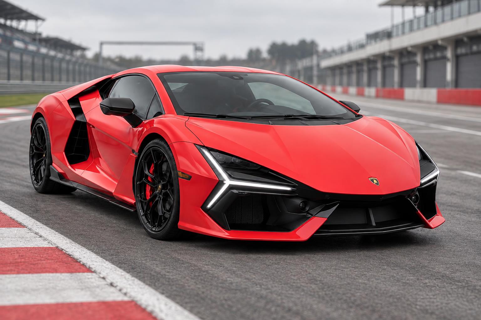Lamborghini Revuelto fotografata in Autodromo